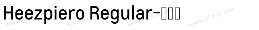 Heezpiero Regular字体转换